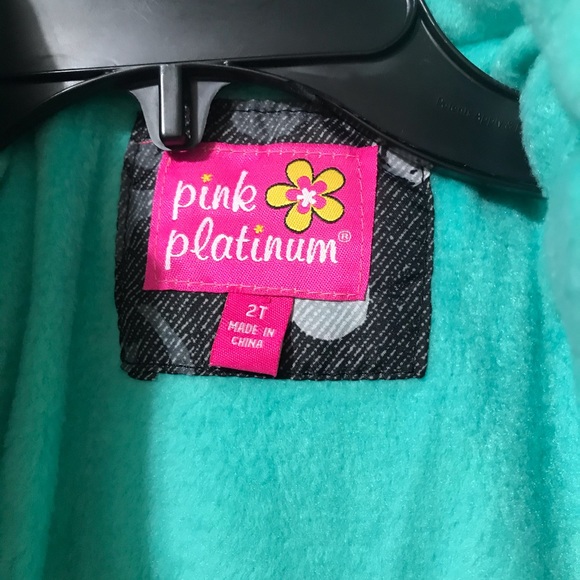 PINK PLATINUM Girl 
POLKA GRID 2-PIECE SNOWSUIT - Picture 4 of 11